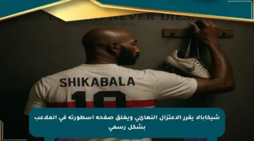 شيكابالا يقرر الاعتزال النهائي ويغلق صفحة أسطورته في الملاعب بشكل رسمي